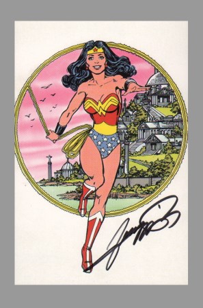 george-perez-justice-league-of-america-jla-art-post-card-signed-autograph-wonder-woman